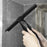 Squeegee 10'' 12'' 14'' INCH Black Rubber Silicone Shower Cleaner with hook Stainless Steel Scraper Bathroom Car Window Tools
