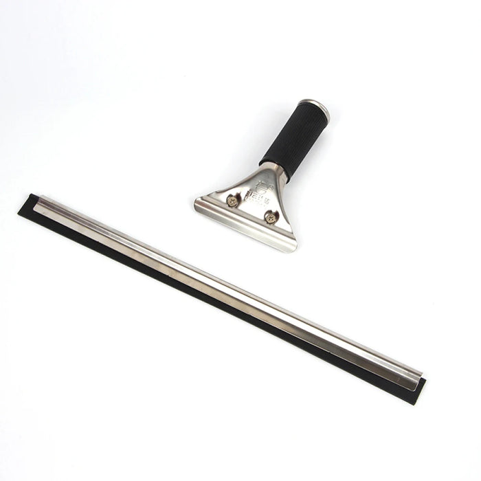 Squeegee For Shower Window Glass Stainless Steel Rubber Cleaning Brush Door Home Office Cleaner Streak-Free Car Glass 25/35/45cm