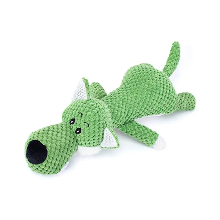 Plush Cartoon Puppy Dog Toys Pet Dog Chew Squeak Toys for Small Dogs Teeth Grinding Cleaning Are Not Easily Deformed Pet Toys