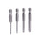 4pcs Flat Head Screwdriver Bits 50mm Long Magnetic Tip Slotted Screwdriver Bits 3-6mmS2 Steel 1/4 Inch Shank Flat Head Bits