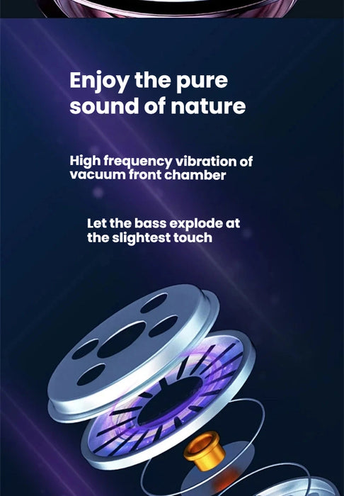 Open-Ear Earphones True Wireless Bluetooth 6.0 Ear Hooks Headphones IPX5 Waterproof Sports Earbuds LED touch  with charging box