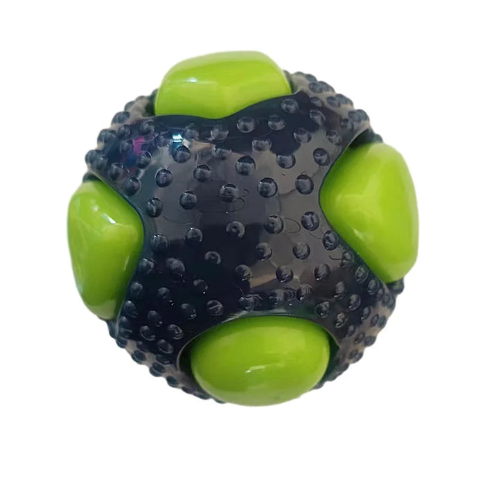 Squeaky Bounce Ball Dog Toy – Durable Chew-Resistant Toy with Sound Makers, Teething Relief Interactive Play for Boredom-Busting