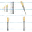 Heavy Duty Slotted Screwdriver With Wooden Handle Knockable Flat Head 6/8/10/12 Inch Home Machine Hand Repair Tools