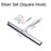 Squeegee All-Purpose Silicone Scrape Wall-mounted Stainless Steel Handle Wiper with Hook for Kitchen Bathroom Window Glass Clean