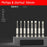 Slotted Screwdriver Bits 50mm/75mm/100/150mm Long Magnetic Tip Screwdriver Flat Head Bits S2 Steel 1/4 Inch Shank Hand Tool