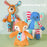 New Plush Animals Squeaky Dog Toy Interactive Squeeze Puppy Chew Toy Sound Soft Dog Squeaky Toy Small Medium Large Dogs