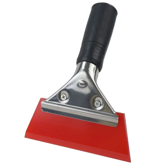 Car Squeegee with Stainless Steel Handle Rubber Snow Shovel Windshield Window Ice Scraper Car Wrap Air Bubble Remove Tool