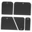 5Pcs Generic PPF Squeegees Accessories for Mirror Paint Protection Film Car Squeegee Window Tint Tool TPU Coating Scraper