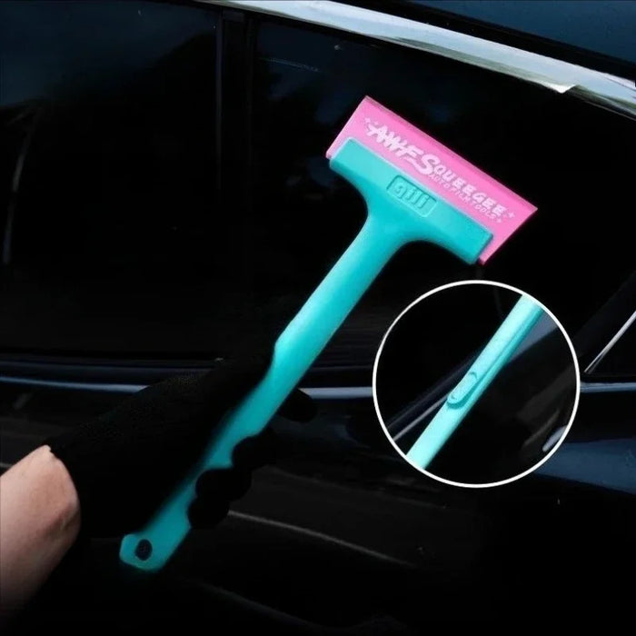 1/2pcs 32cm Long Handle Tendon Squeegee for Car Windshield Mirror Glass Cleaning Window Tint Application Tool Snow Water Remover
