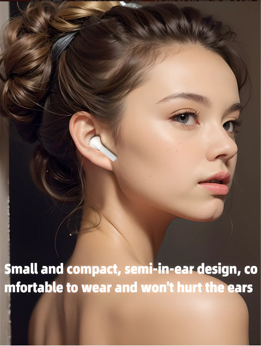 Wireless Earphones, In-Ear Design, Noise Reduction, Hi-Fi Stereo Sound Quality,
