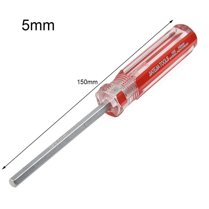 1.5mm-6mm Hex screwdriver set Hexagon driver Flat Head Hexagonal Screwdriver Allen Bolt Driver For FPV Racing Drone Reppair