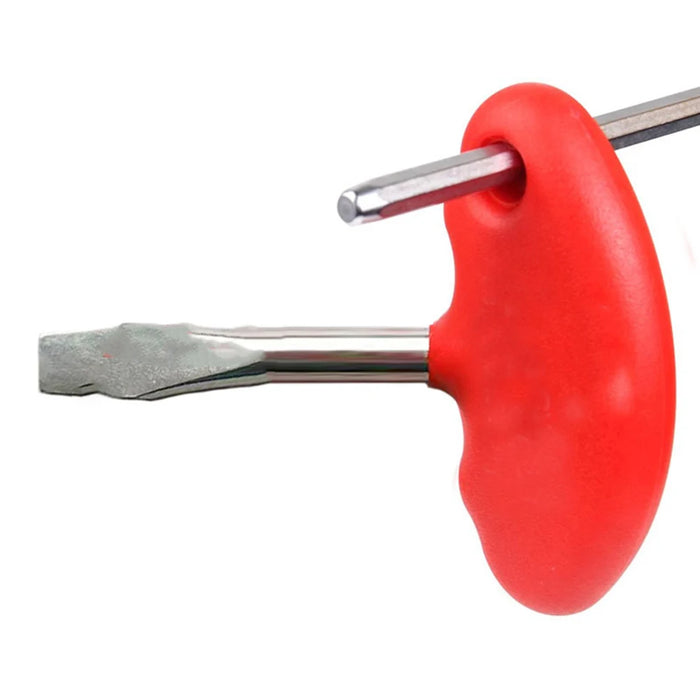T-Handle Flathead Screwdriver Slotted Screwdriver For Quick Release Plate Camera Movie Tools Flat Screwdriver Repair Tools