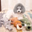 Plush Cartoon Puppy Dog Toys Pet Dog Chew Squeak Toys for Small Dogs Teeth Grinding Cleaning Are Not Easily Deformed Pet Toys