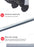 SEAMETAL 1pc Squeegee Car Window Cleaner 2 in 1 Retractable Pole Cleaning Window Brush Glass Squeegee for Car Cleaning Tools