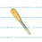 Heavy Duty Slotted Screwdriver With Wooden Handle Knockable Flat Head 6/8/10/12 Inch Home Machine Hand Repair Tools