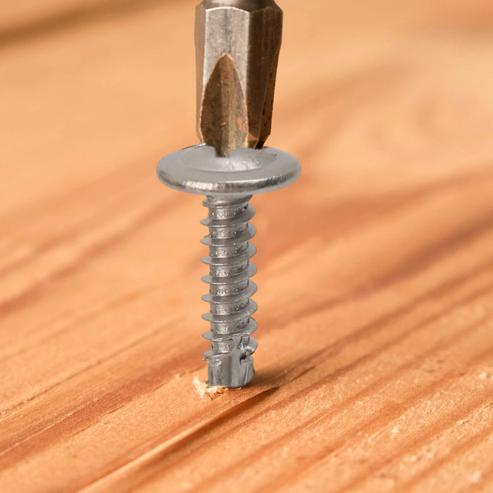 Flat Head Cross Phillips Self Drilling Screw DIY Large Cross Plate Head Drill Tail Full Thread Screws Fastener Stainless Steel