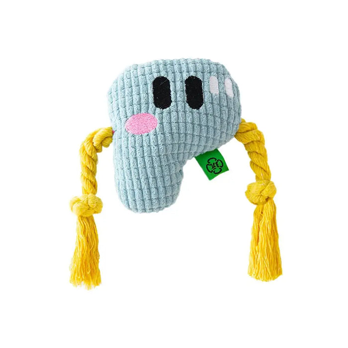 Squeak Plush Dog Toys For Small & Medium Breeds, Chew Resistant Rope To Keep Them Busy For Puppy Teething Chewing