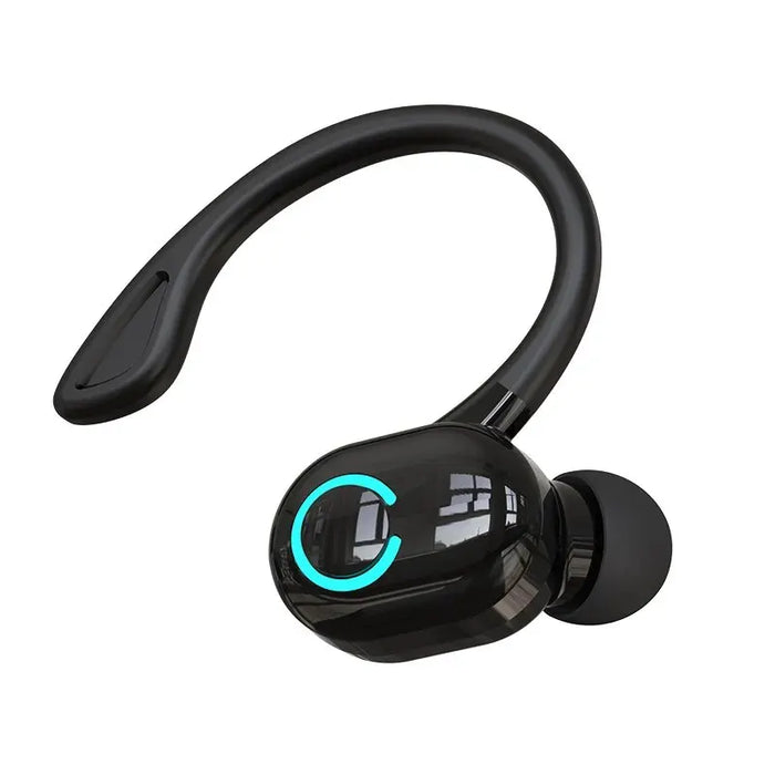Bluetooth 5.2 Earphones Ear Hook Type Low Delay Noise Reduction Headset Single Ear Sports Business Wireless Waterproof Eaebuds