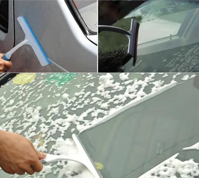 Shower Window Squeegee for Shower Doors Bathroom Window and Car Glass Cleaning Tool Supplies for Housekeeping