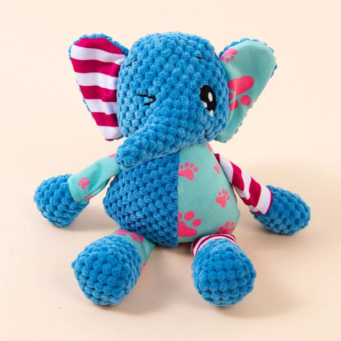 New Plush Animals Squeaky Dog Toy Interactive Squeeze Puppy Chew Toy Sound Soft Dog Squeaky Toy Small Medium Large Dogs