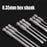 1PCS 50/75/100/150mm Electric Flat Head Slotted Screwdriver Bit SL2-SL6 Strong Magnetic Batch Head Hex Shank Impact Screw Driver